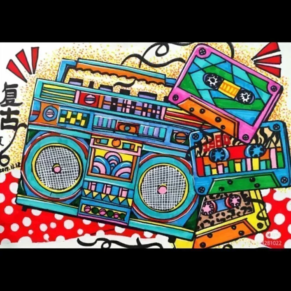 DIAMOND PAINTING 80’s JamBox!